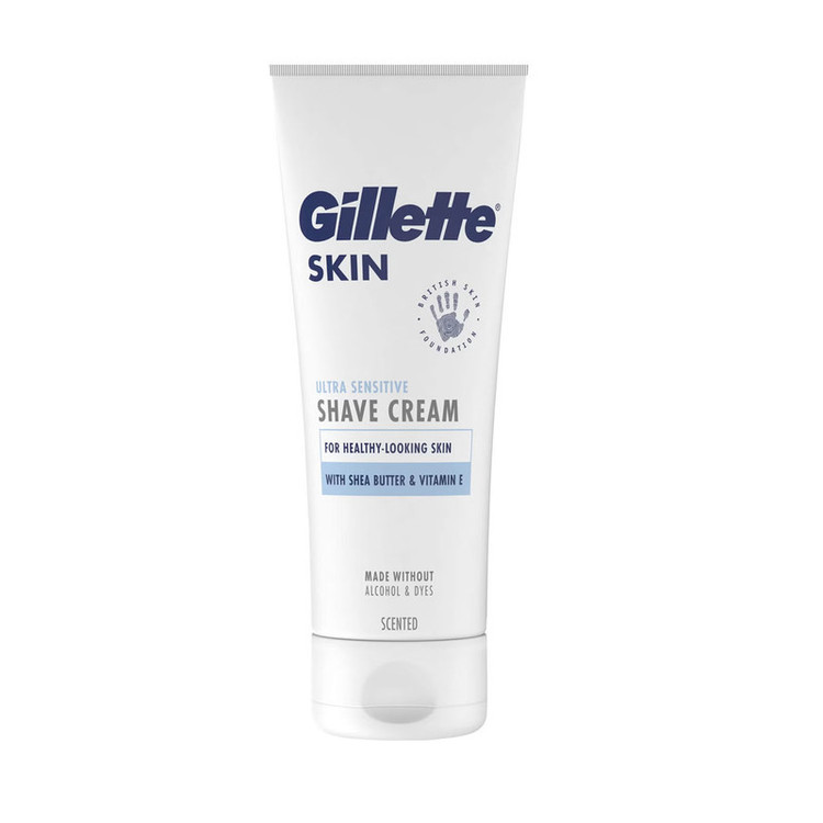 کرم اصلاح ژیلت مدل SKIN Ultra Sensitive حجم 175 میلی لیتر