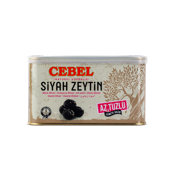 زیتون سیاه کم نمک جبل - 750 گرم